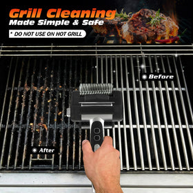 XGDARDER rechargeable grill cleaner with USB-C for cordless use