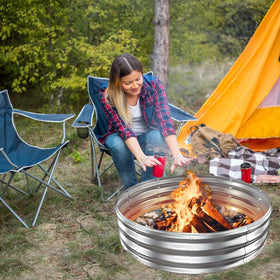 XGMDD high-heat fire pit ring promoting safe burning