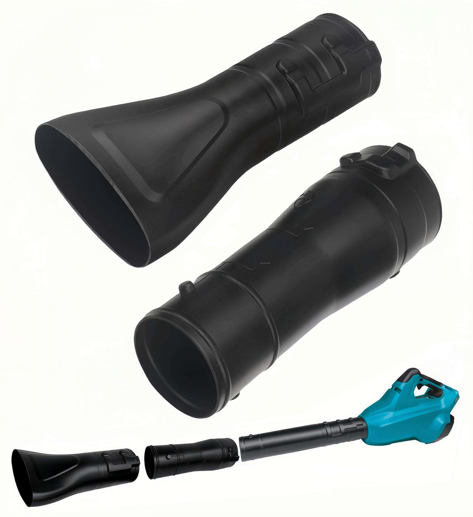 XHBAN blower nozzle sleeve on Makita XBU02Z for powerful airflow.