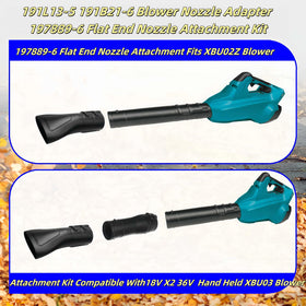 XHBAN 197889-6 flat end nozzle for precise airflow.