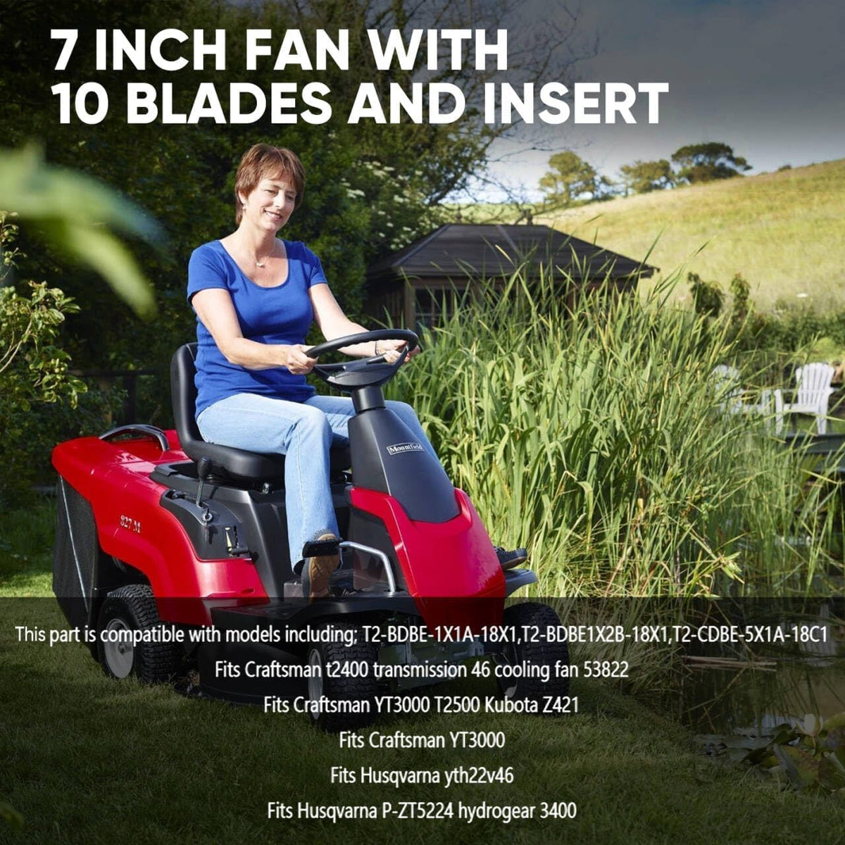 XHBAN T2-BDBE 1X2B-18X1 compatibility highlights versatile mower compatibility.