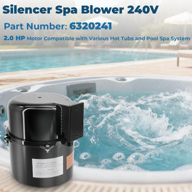 XHHEZQ Silencer Spa Blower airflow stream delivers steady water-moving power.