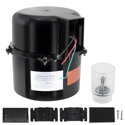 XHHEZQ Silencer Spa Blower unit installed for quick spa setup and strong airflow.