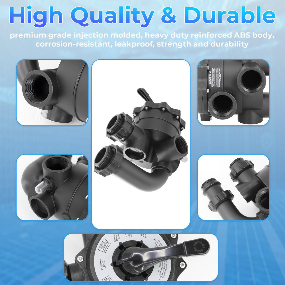 XHHEZQ SP0715XR50 high-flow design reducing pressure drops during filtration.
