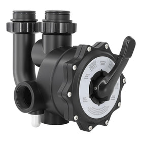 XHHEZQ SP0715XR50 valve front view showing durable ABS body for leak-free pool piping.