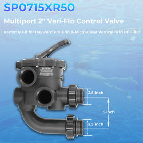 XHHEZQ SP0715XR50 lever-action handle enabling six-position operation for quick cycling.