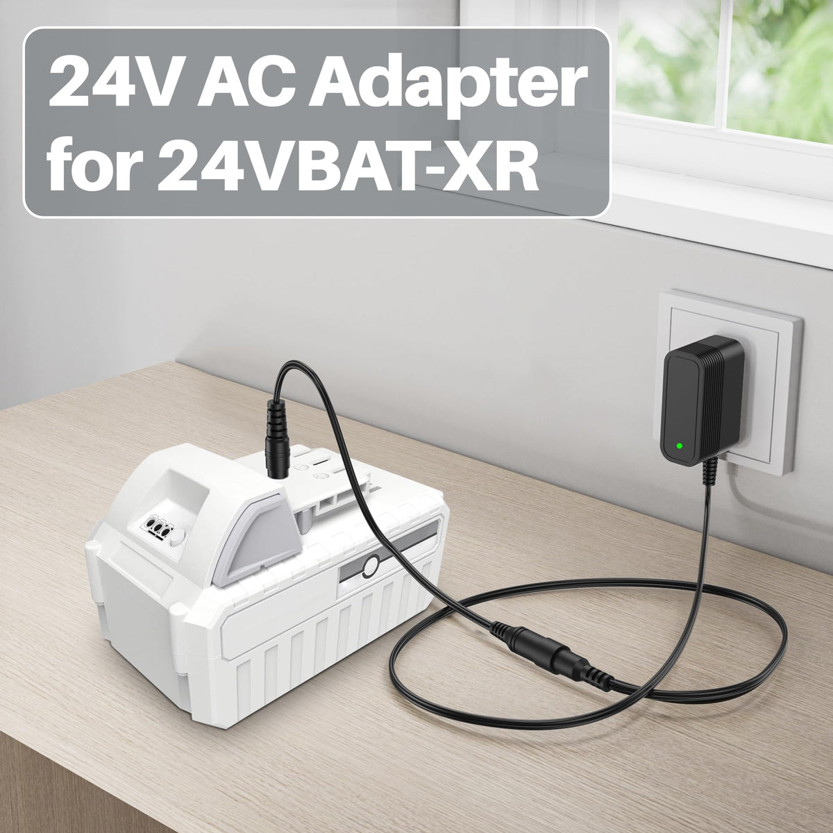 XHUCHINMAL EcoSharp iBAT24-LTE charger safely recharges 24V packs
