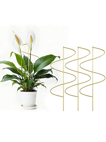 Xhwlgbal 4-pack small wavy trellis, versatile indoor plant support