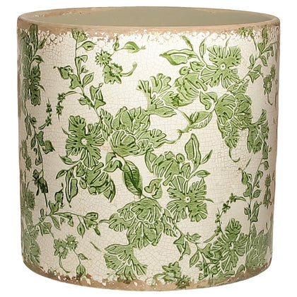 Xiaan Jiaju 7.7-inch green plant pot with drainage for healthy roots