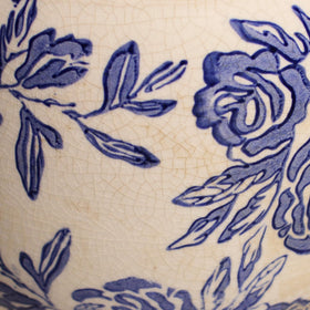 Xiaan Jiaju blue white ceramic pot for living room decor and memories