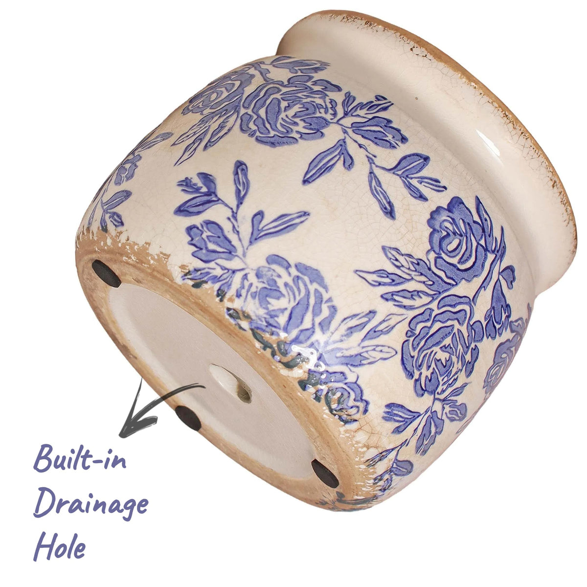 Xiaan Jiaju indoor plant pot with drainage helps prevent overwatering for healthy roots