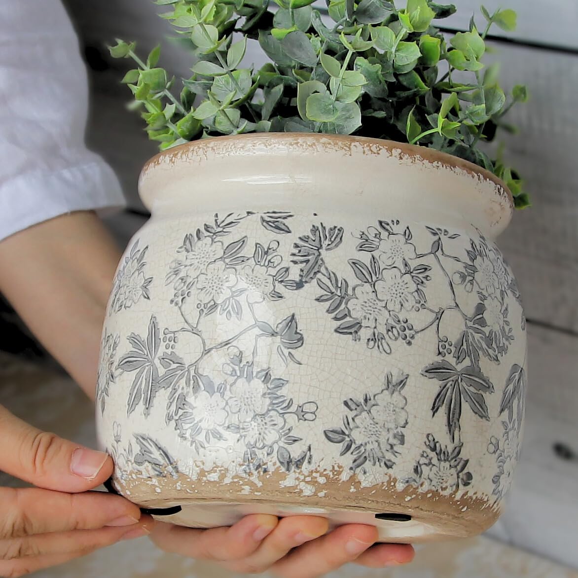 Xiaan Jiaju gift-worthy vintage planter idea for plant lovers.