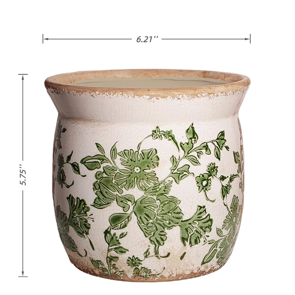 Xiaan Jiaju planter with drainage hole bottom prevents overwatering.