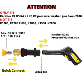 Xiangxu five nozzle tips provide different spray patterns.