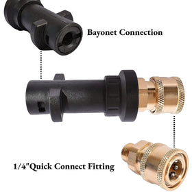 Xiangxu Karcher-compatible gun adapter fits many models for flexible setup.