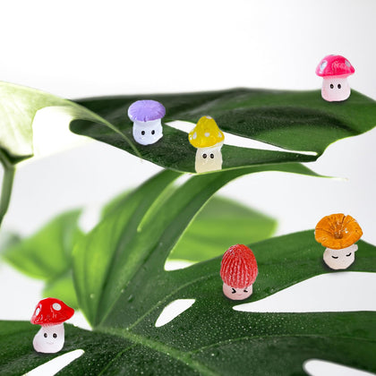 Xiaocmm plant magnets mushroom set on pot adds playful charm to your greenery.