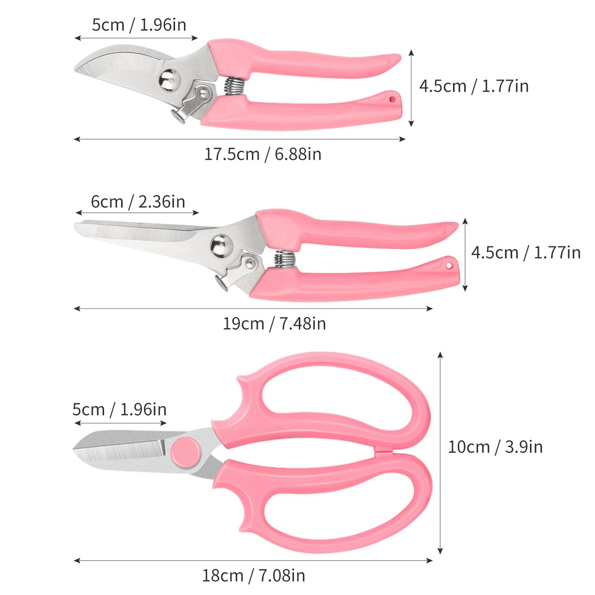 XIAONAN floral shears with comfortable grip for precise cuts