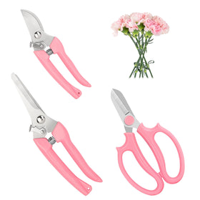 XIAONAN Garden Scissors with 3-blade set for versatile trimming