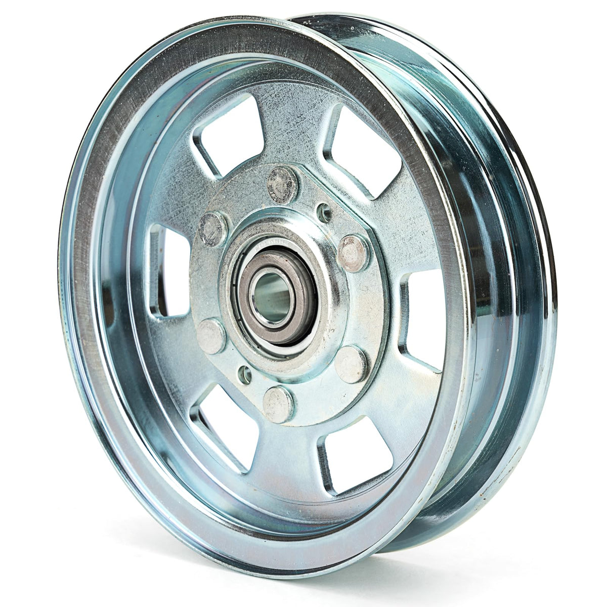 Xiaoyudou flat idler pulley for MZ 48-54 decks promotes reliable mowing performance.