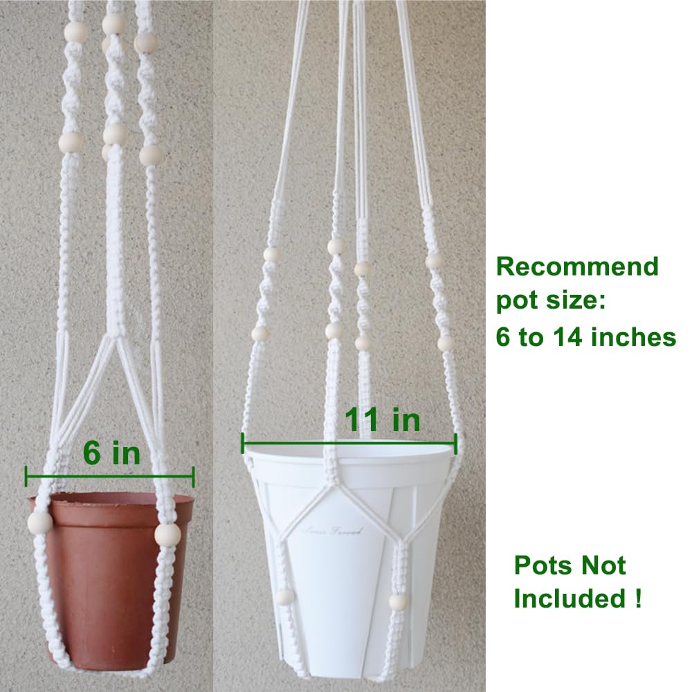 Fits pots 6 to 14 inches in diameter for versatile planter options