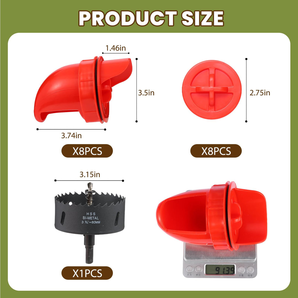 Xictuwey easy setup accessories enable speedy assembly.