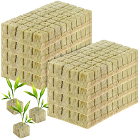XidaJie rockwool cubes pack shot, eight sheets for bulk seedling starts.