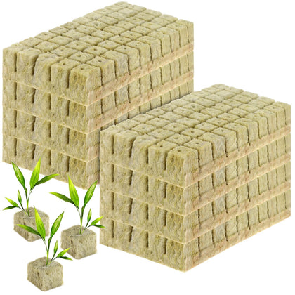 XidaJie rockwool cubes pack shot, eight sheets for bulk seedling starts.