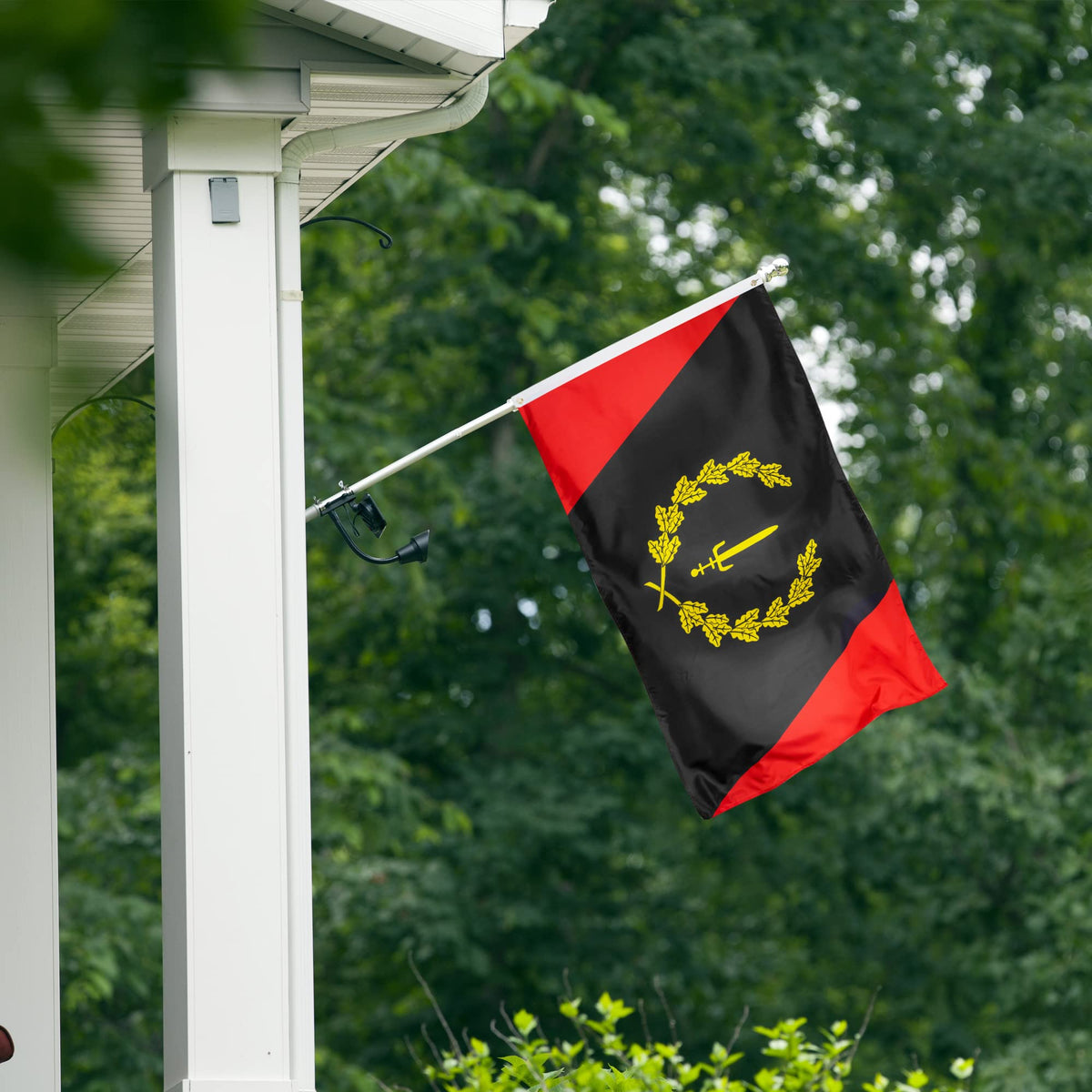 XIFAN Black Pride flag banner supports inclusive displays in gyms and classrooms.
