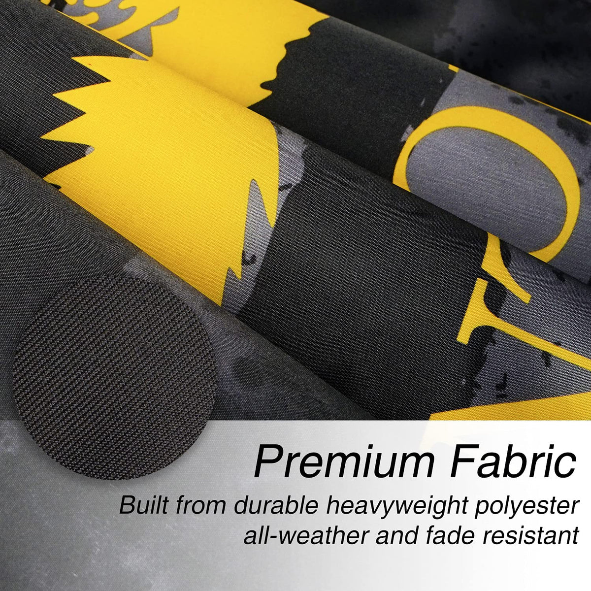 XIFAN Dont Tread On Me flag—heavy 100D polyester for durability.