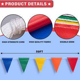XIFAN fluorescent flags offer high visibility in daylight or low light.
