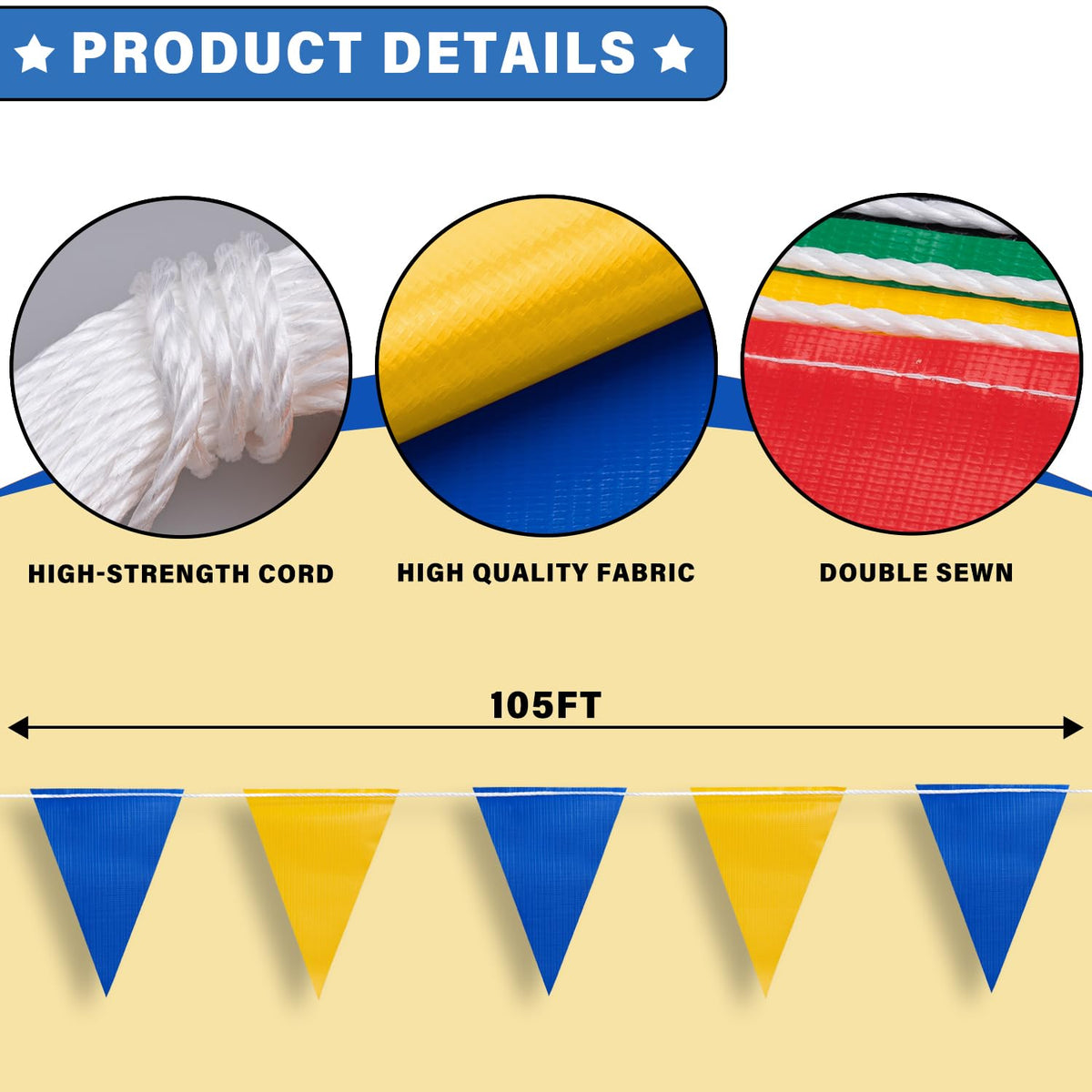 XIFAN high-visibility flags improve lane and hazard awareness in daylight and low light.