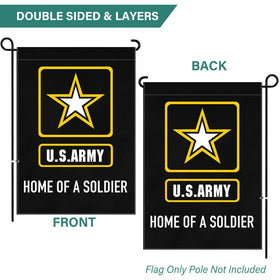 XIFAN made-in-USA garden flag designed for easy display on standard poles.