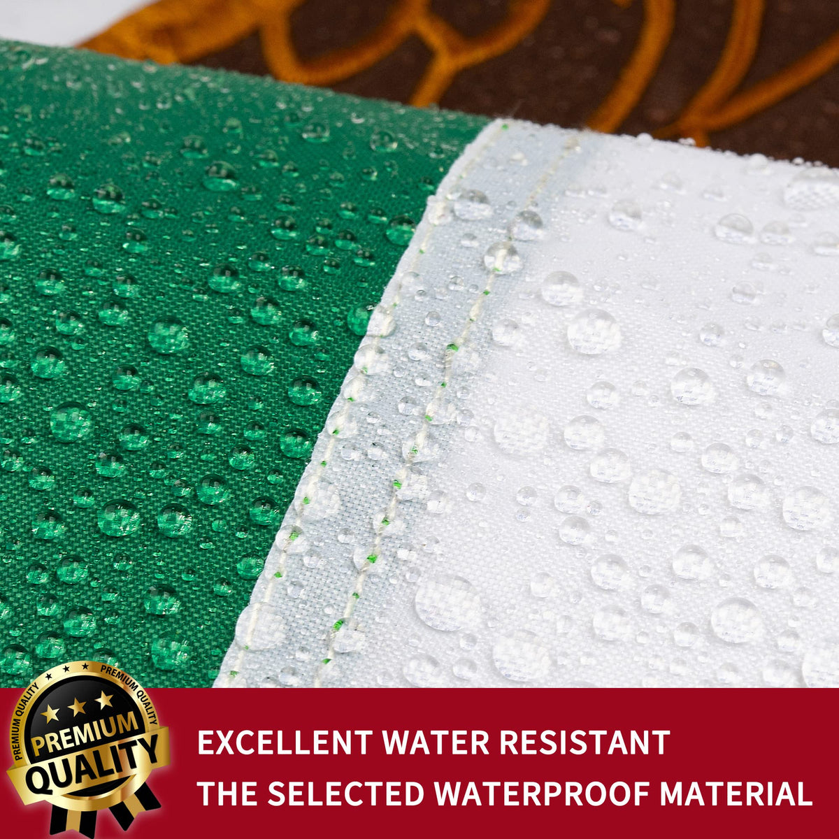 XIFAN flag uses 210D nylon for weather resistance and quick-drying.