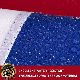 XIFAN Norway flag features a four-stitch header to prevent fraying.