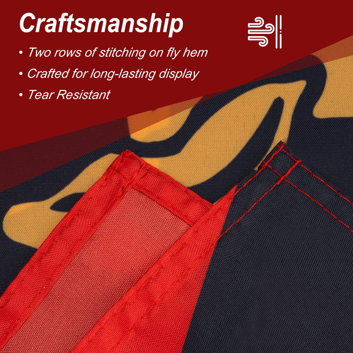 XIFAN flag suitable for indoor and outdoor use in classrooms, gyms, and offices
