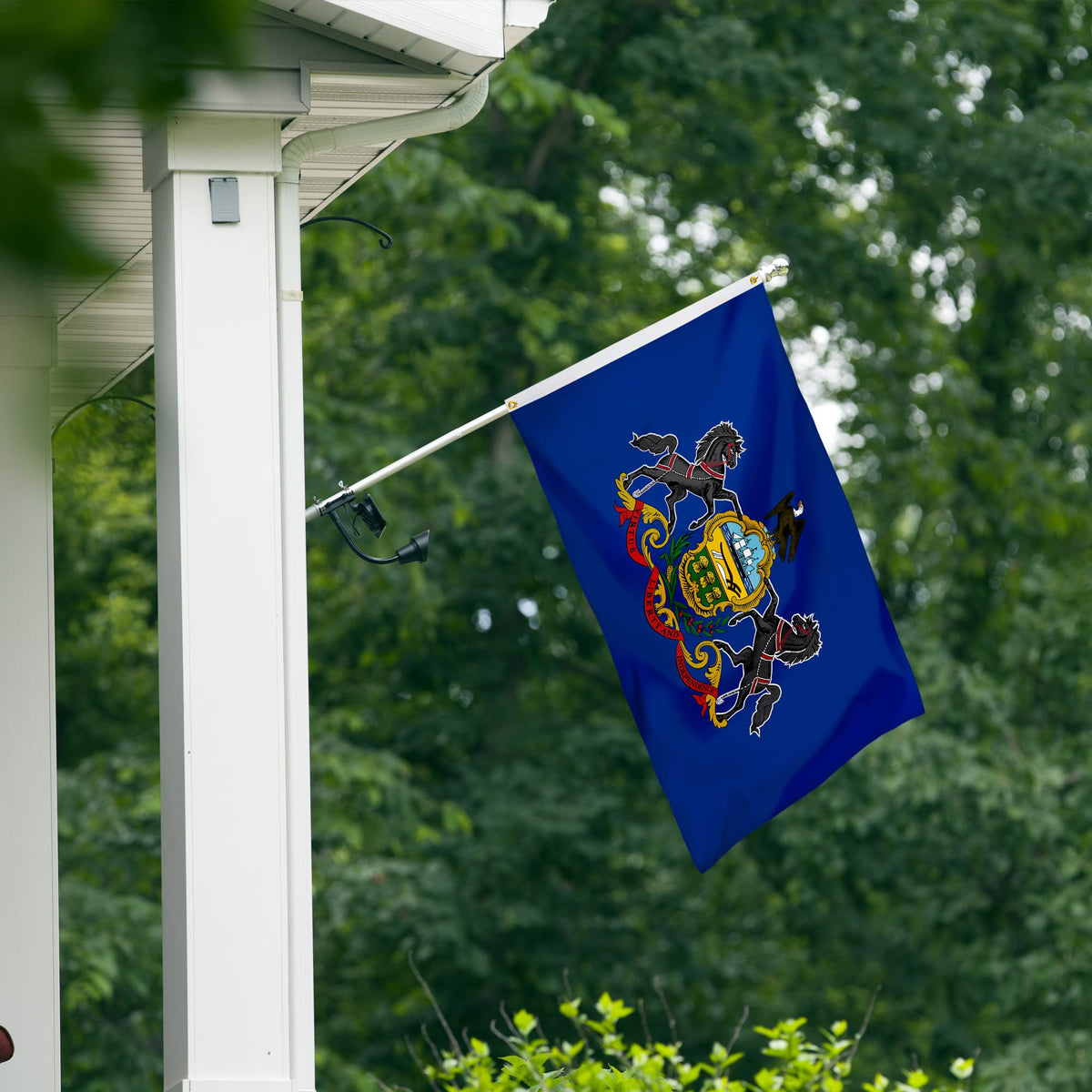 XIFAN flag on a pole demonstrates crisp print for home decor.
