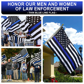 XIFAN flag represents law enforcement solidarity for daily display.