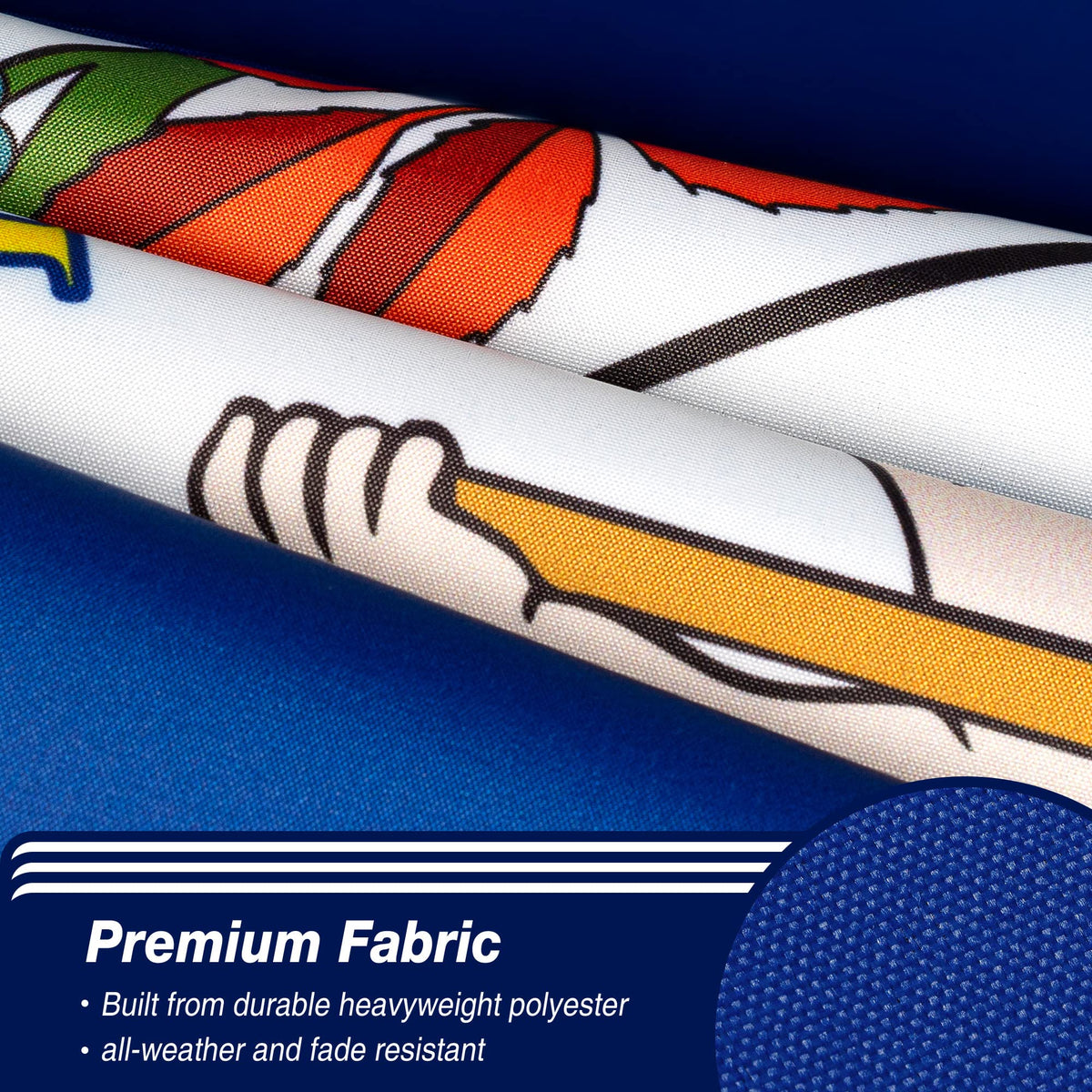 XIFAN 3-ply heavy fabric flag withstands weather with sturdy polyester construction