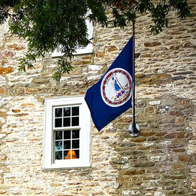 XIFAN Virginia flag ready for indoor or outdoor decor and events