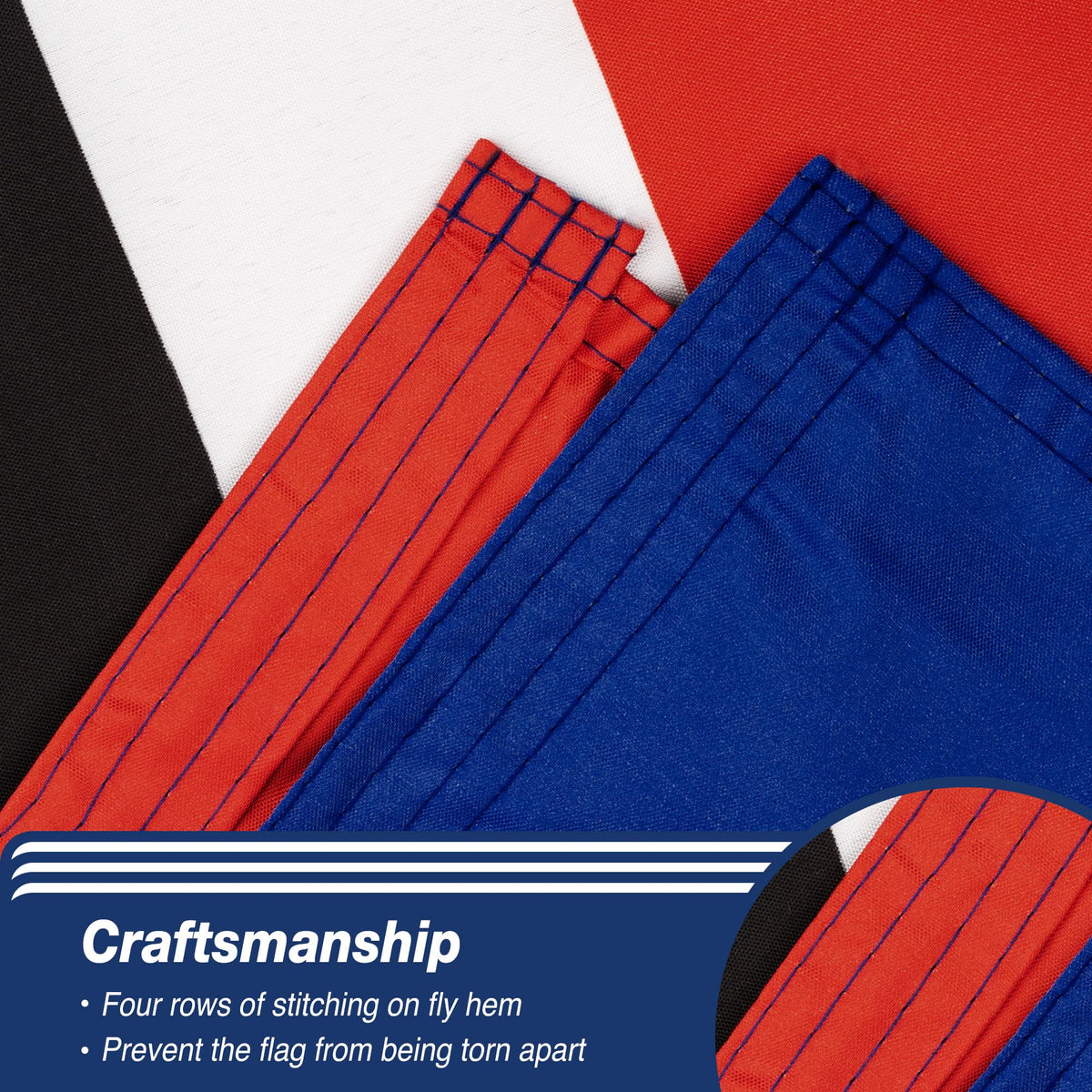 XIFAN fade-resistant fabric maintains professional look in wind