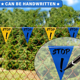 XIFAN weatherproof pennants withstand wind rain and sun for long outdoor use.