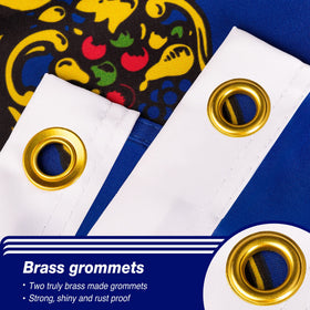 XIFAN flag features four-row stitching for reinforced edges