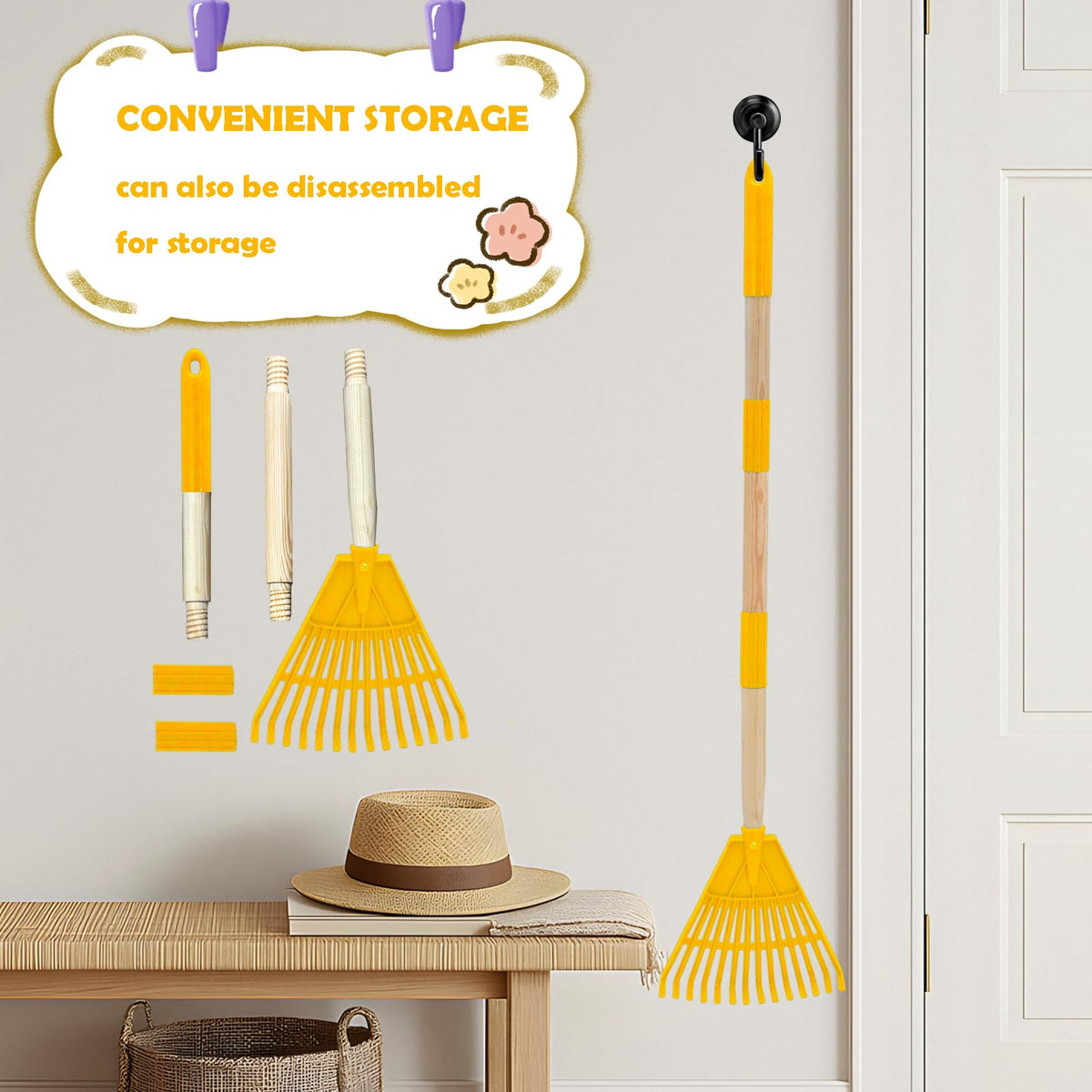 Xifando Kids Leaf Rake available in four colors for personal style