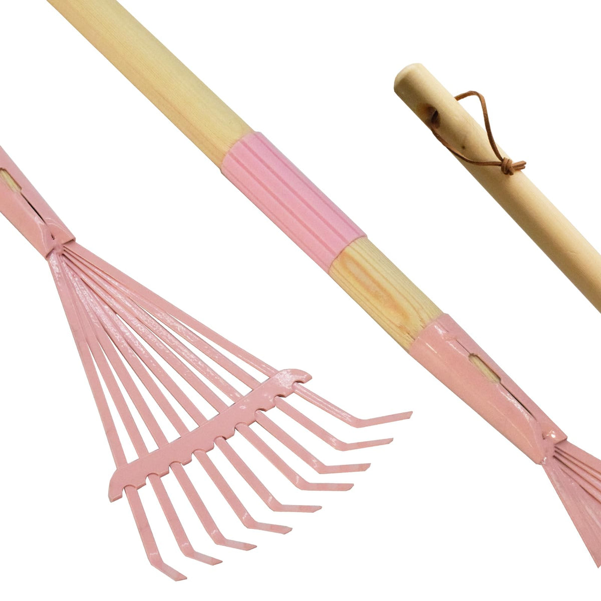 Xifando Kids Leaf Rake compact 69 cm size for small hands