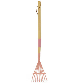 Xifando Kids Leaf Rake full-length pink rake for outdoor chores