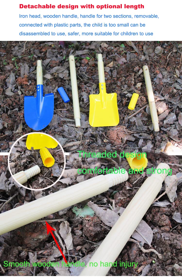 Xifando mini garden tools square shovel for precise soil tasks with kids.