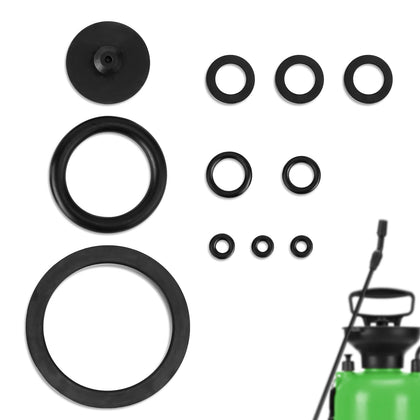 XIHIRCD 11pcs sprayer seal rings kit shown for easy repairs and leak prevention.