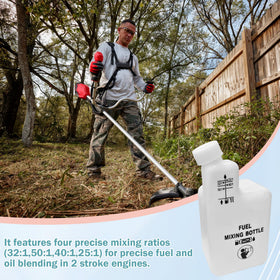 XiHu mixing bottle features 25:1 ratio for compatible outdoor tools