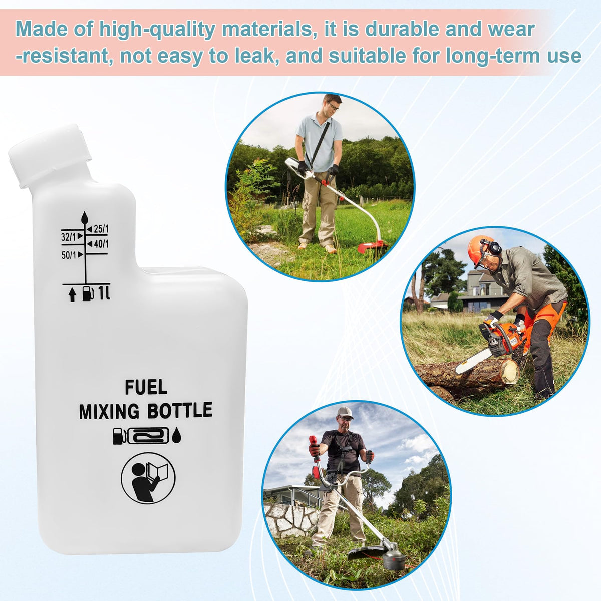 XiHu mixing bottle anti-slip handle for steady outdoor operation