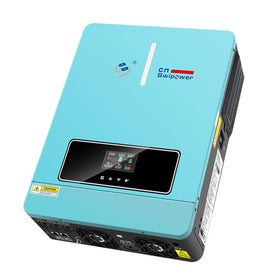 Xijia hybrid solar inverter front view showing compact design for easy installation
